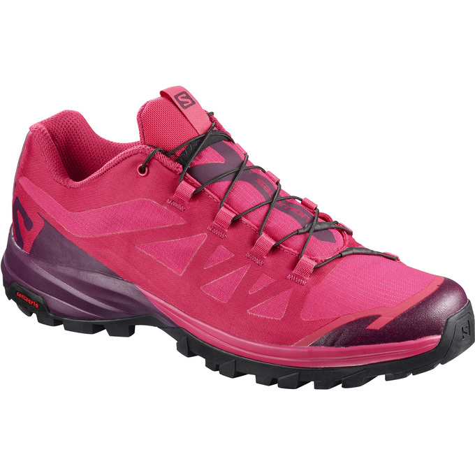 SALOMON OUTPATH W Philippines - Women's Hiking Shoes - Pink/Burgundy | 925438-QUW